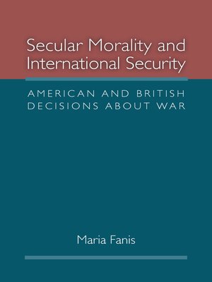 cover image of Secular Morality and International Security